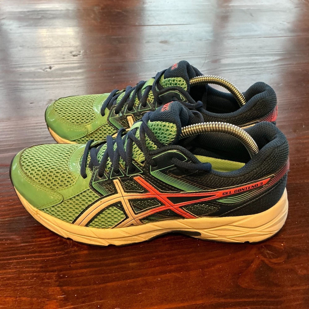 Asics Teal and Blue Athletic Shoes